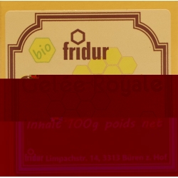 Fridur organic royal jelly-jar 100 g