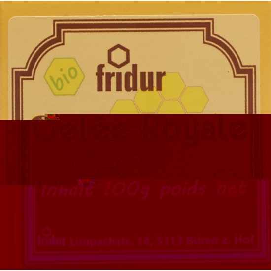 Fridur organic royal jelly-jar 100 g