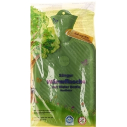 SINGER hot water bottle 2l lamella 1 sided green