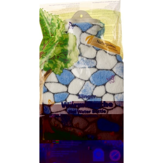 SINGER hot water bottle 2l plush cover Pebble