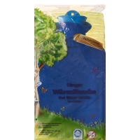 SINGER hot water bottle 2l fleece cover blue