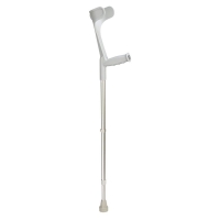 Ossenberg crutch alu / gray hard handle 140kg 1 pair