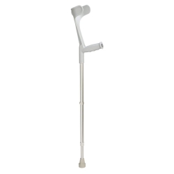 Ossenberg crutch alu / gray hard handle 140kg 1 pair