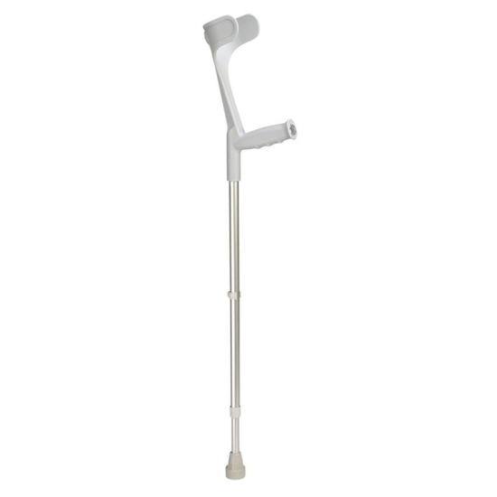 Ossenberg crutch alu / gray hard handle 140kg 1 pair