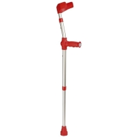 Ossenberg crutch kiddy alu / red soft grip 100kg pair 1
