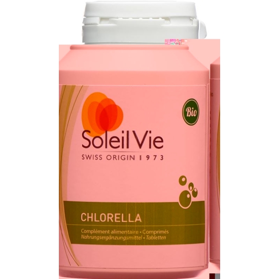 Soleil Vie Bio Chlorella pyrenoidosa tablets 250 mg fresh water algae 500 pcs