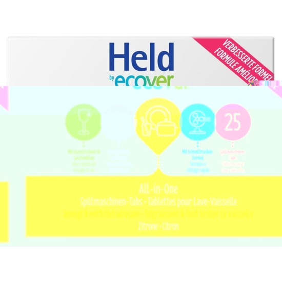 Held dishwashing tabs All in One lemon 500 g