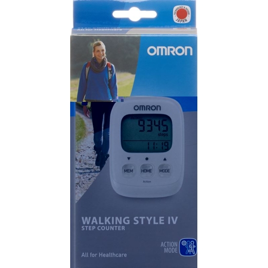 Omron Pedometer Walking Style IV white