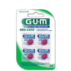 GUM SUNSTAR Red Cote tablets 12 pcs