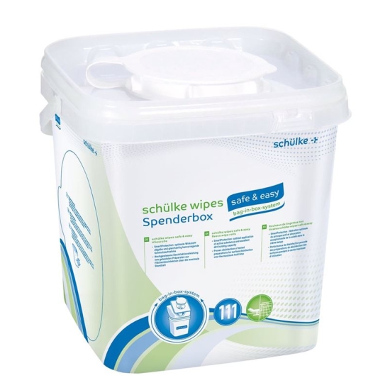 Schülke wipes safe & easy Box 10 pc