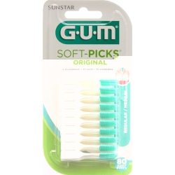 GUM SUNSTAR bristles Soft picks Regular 80 pcs