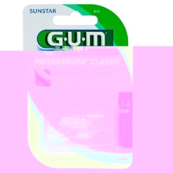 GUM SUNSTAR Proxabrush ISO 4 1.4mm cylindric refill pink 8 pcs