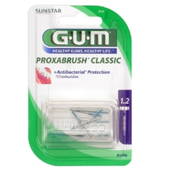 GUM SUNSTAR Proxabrush ISO 3 1.2mm cylindric refill violet 8 pcs