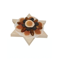 ISSRO wooden star 220 g