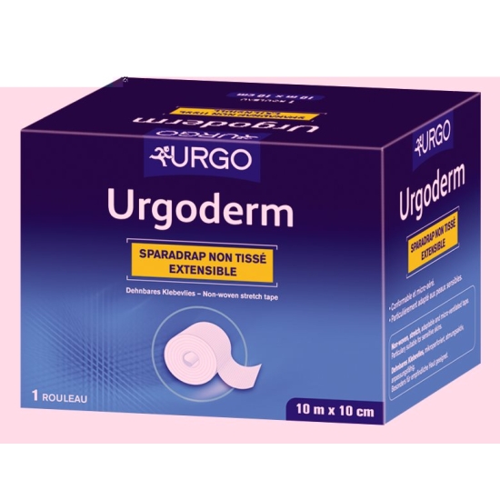 Urgoderm stretch full surface adhesive fixing fleece 10mx10cm role