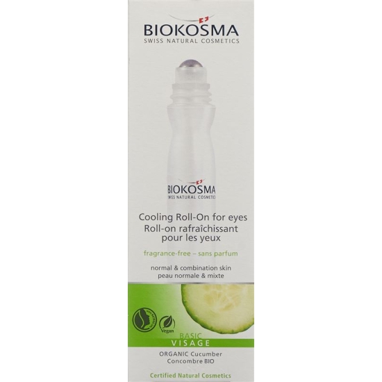 Biokosma Basic cooling eye roll-on 15ml