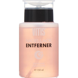 Vitis nail polish remover with acetone and oil pump with 150 ml