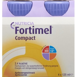 Fortimel Compact apricot 4 Fl 125 ml