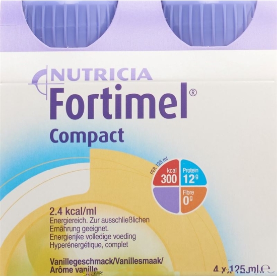 Fortimel Compact vanilla 4 Fl 125 ml