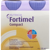 Fortimel Compact banana 4 Fl 125 ml