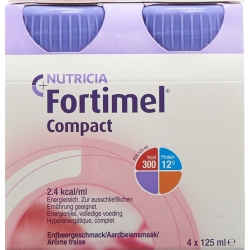Fortimel Compact strawberry 4 Fl 125 ml