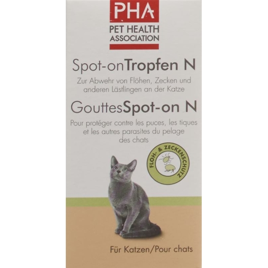 PHA spot-on drops of N for cats 3 Amp 1.5 ml