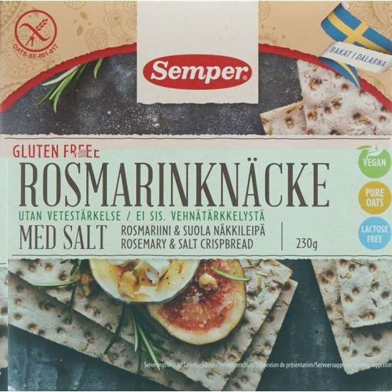 Semper Rosmarinknäcke gluten free 230 g