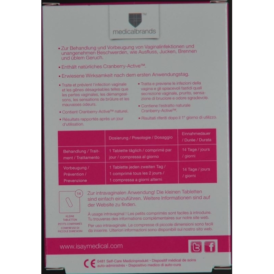 isay Vaginal infections Vag tablets 14 pcs