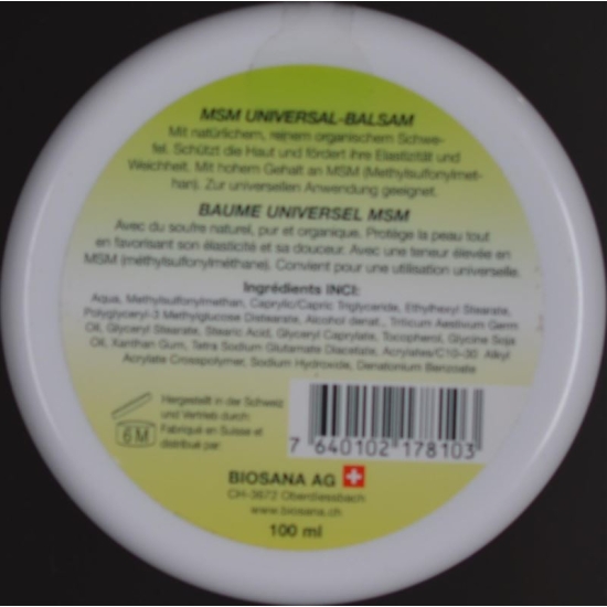 Biosana MSM Universal Balm 100 ml