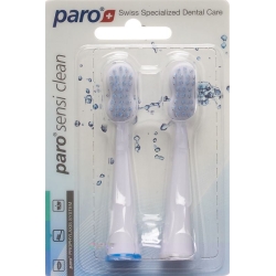 Paro sensi-clean replacement toothbrush sonic toothbrush 2 pcs