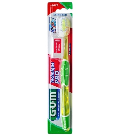 GUM SUNSTAR TECHNIQUE PRO toothbrush compact soft