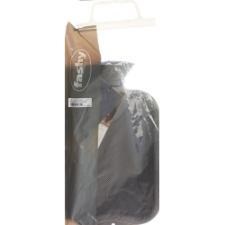 Fashy hot water bottle anthracite 2l half louver