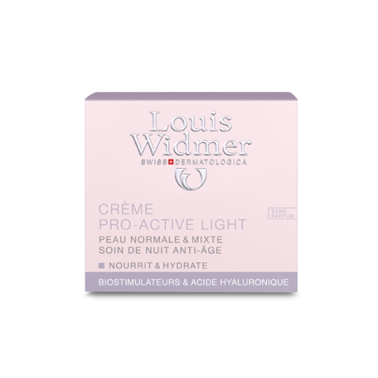 Louis Widmer Crème Soin Pro Act Light Non Parfumé 50 ml