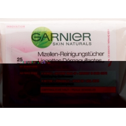 GARNIER Nat Micellar cleansing wipes 25 pcs