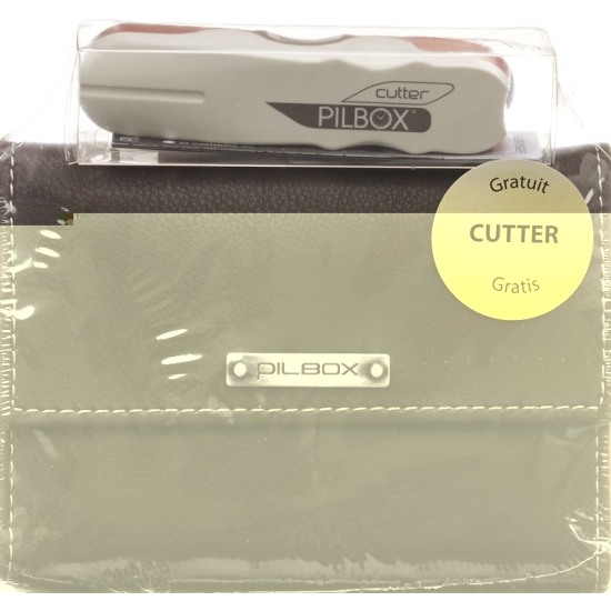 Pilbox Liberty chocolate + Cutter free German / French