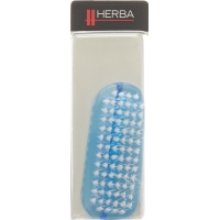 Herba nail brush blue clear frosted
