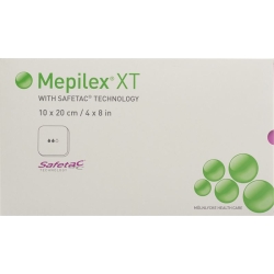 Mepilex Safetac XT 10x20cm sterile 5 pcs