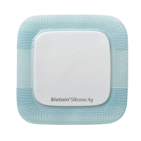 Biatain Silicone Ag foam dressing 15x15cm self-adhesive 5 pcs