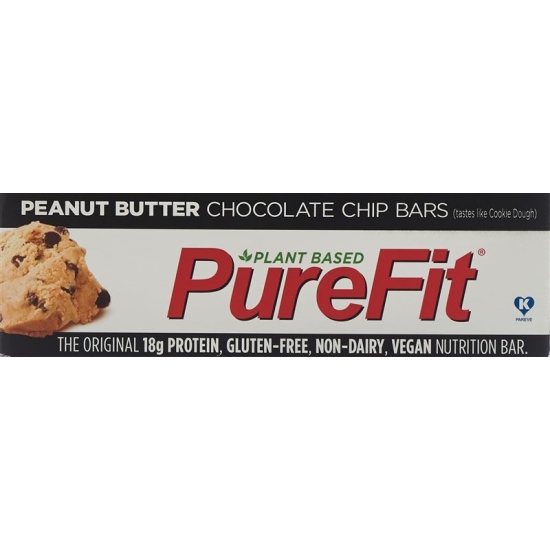 PureFit Protein Bar Chocolate Chip 100% vegan 15 x 57 g