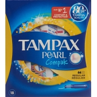 Tampax Tampons Compak Pearl Regular 18 pieces