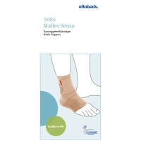 MALLEO SENSA Sprunggelenkbandage XL left tan