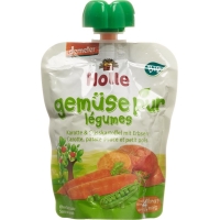 Holle Pouchy sweet potato & carrot with pea 90 g