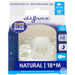 Difrax pacifiers Natural 18 + M Special Edition Silicon