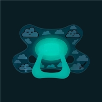 Difrax Nuggi Natural 6 + M Night Silicone