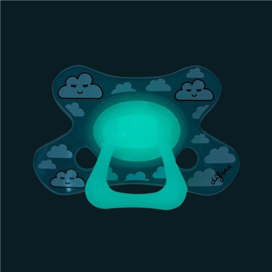 Difrax Nuggi Natural 6 + M Night Silicone