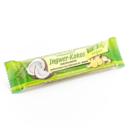 Rapunzel Fruchtschnitte ginger and coconut 25 x 40 g