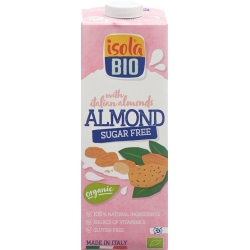 Isola Bio almond drink unsweetened 1 lt