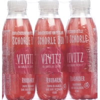 VIVITZ organic juice Rhubarb 6 x 0.5 lt