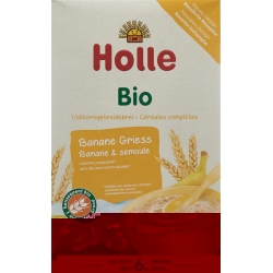 Holle fruit mash banana semolina bio 250 g