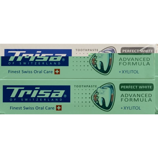 Trisa Perfect White toothpaste DUO 2 x 75 ml